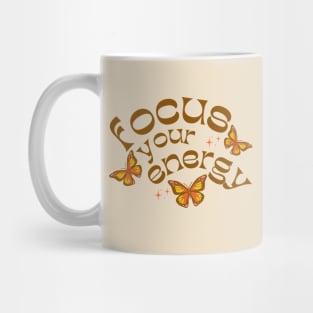 Focus Your Energy Butterfly Peace Mug